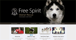 Desktop Screenshot of huskyrescue.org